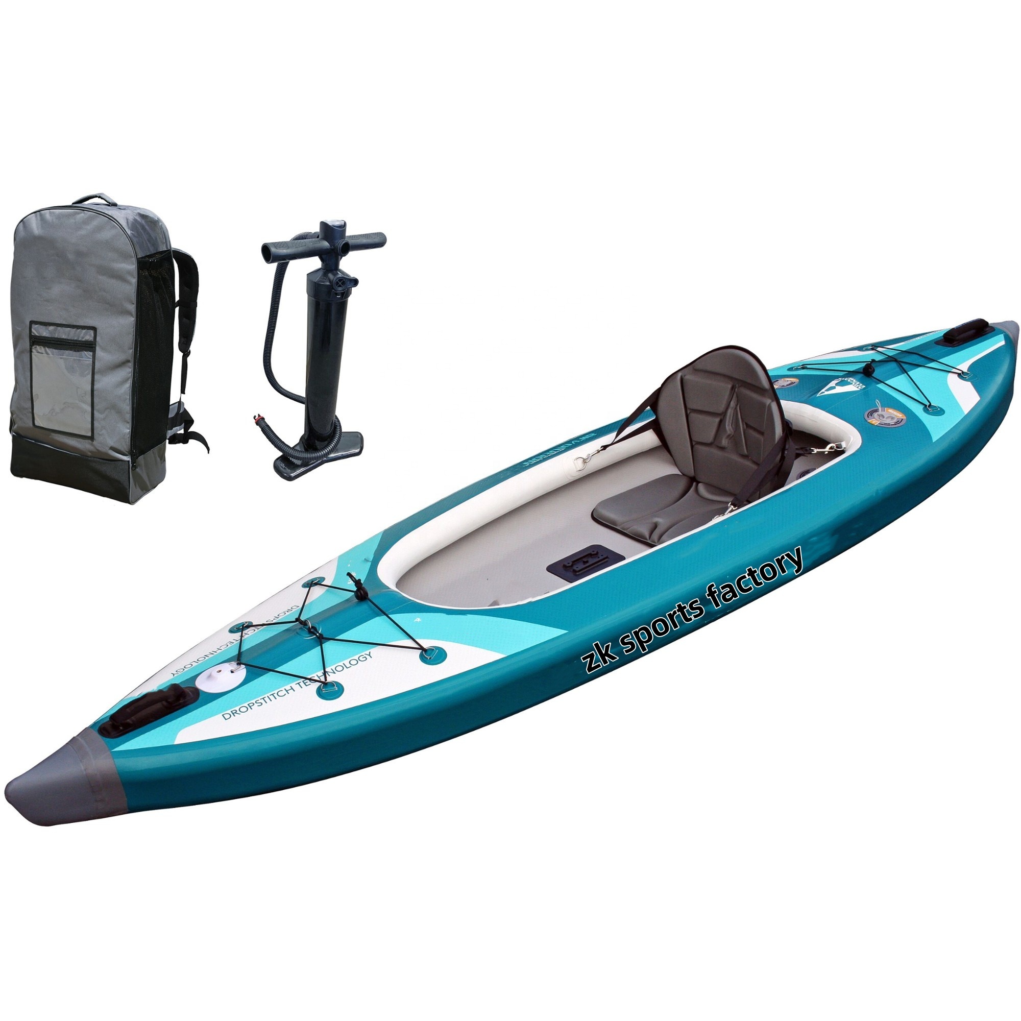 Fishing Kayak Paddle - Perahu Kayak Tiup PVC Ringan dan