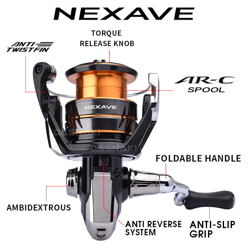 Shimano 2026 NEXAVE Spinning R - Daiwa Reel Fuego ulasan dan harga