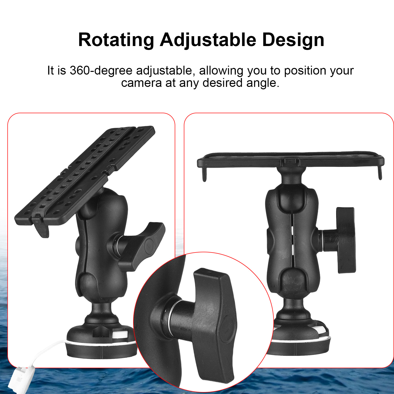 Dudukan Pencari Ikan dengan Si - Fishing Kayak Fish Finder Mount ulasan dan harga