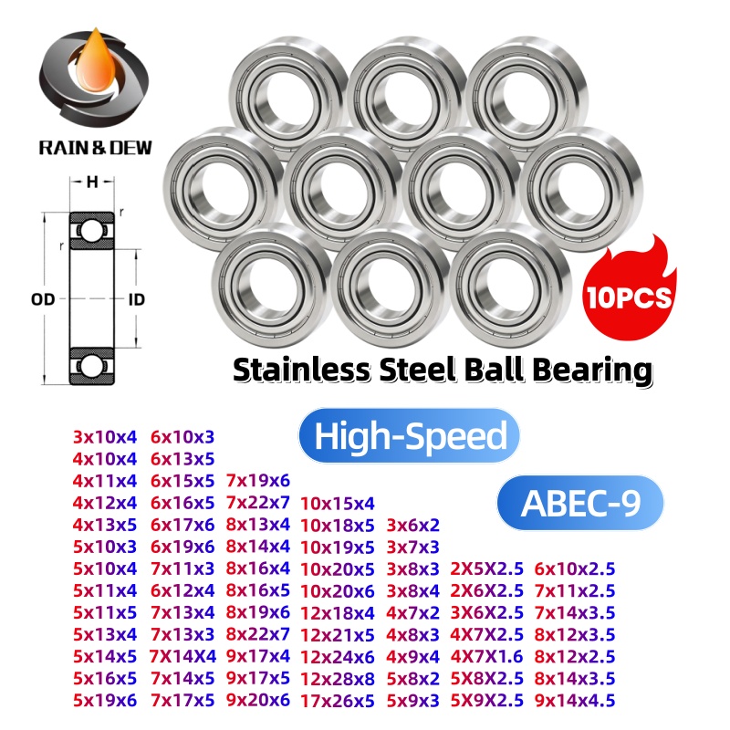 10 Buah Bantalan Bola Baja Tah - Abu Garcia Reel Revo ulasan dan harga